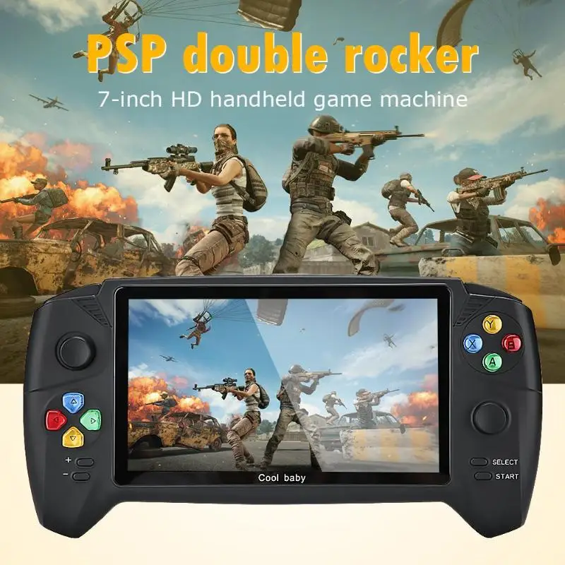 RS 08 классические портативные игровые приставки с рукояткой 7 0 дюйма в стиле ретро