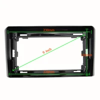 9 inch car audio frame gps navigation fascia panel car dvd plastic frame fascia is suitable for toyota prius c 2018