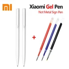 Оригинальная гелевая ручка Xiaomi 0,5 мм черные чернила с синими и красными стержнями PREMEC гладкая швейцарская сменная ручка MiKuni Япония