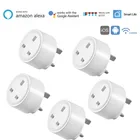 Смарт-розетка Tuya с Wi-Fi, 15 А, работает с приложением Alexa Google Home