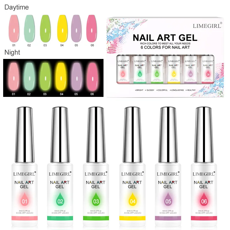 12Bottle/Set Nail Art Varnish Hook Line Painting Gel Polish Kit Design For UV/LED Paint Nails | Красота и здоровье