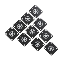 10pcs fs55 small engine carburetor metering diaphragm gaskets kit for zama rb 100 a015053 stihl trimmer brush cutter spare parts