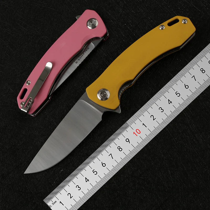 Складной нож DICORIA MAXACE SALANC-S клинок с лезвием 14C28N KVT рукоятка из G10 для ежедневного