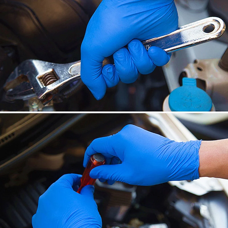 

20PCS/Set Hot Multifuctional Disposable Gloves Nitrile Latex Gloves Kitchen Baking Gloves Garden Cleaning Waterproof Gloves