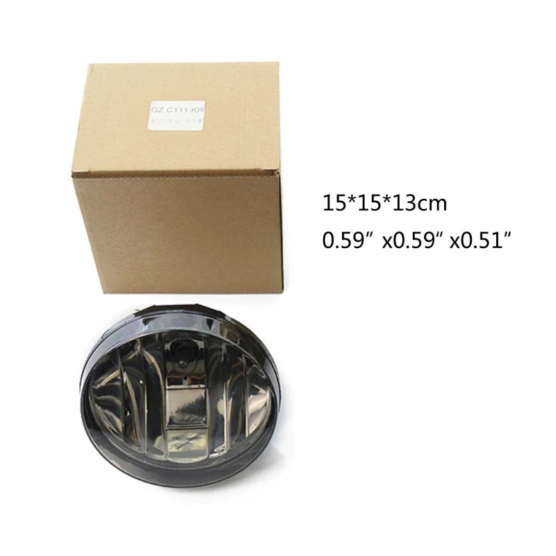 

1 Pair Bumper Fog Lights with Smoke Lens Compatible with GMC Sierra 1500 07-13/2500 3500HD- 07-14