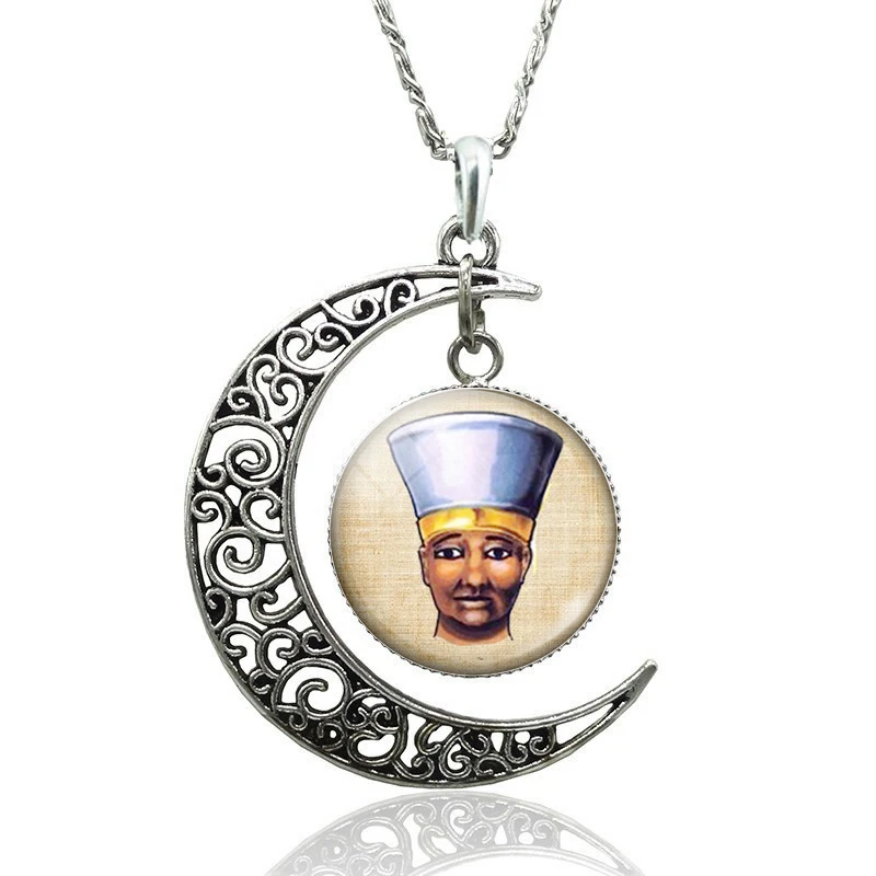 Египетский Анкх пирамида Фараона луна подвеска в виде полумесяца Древняя