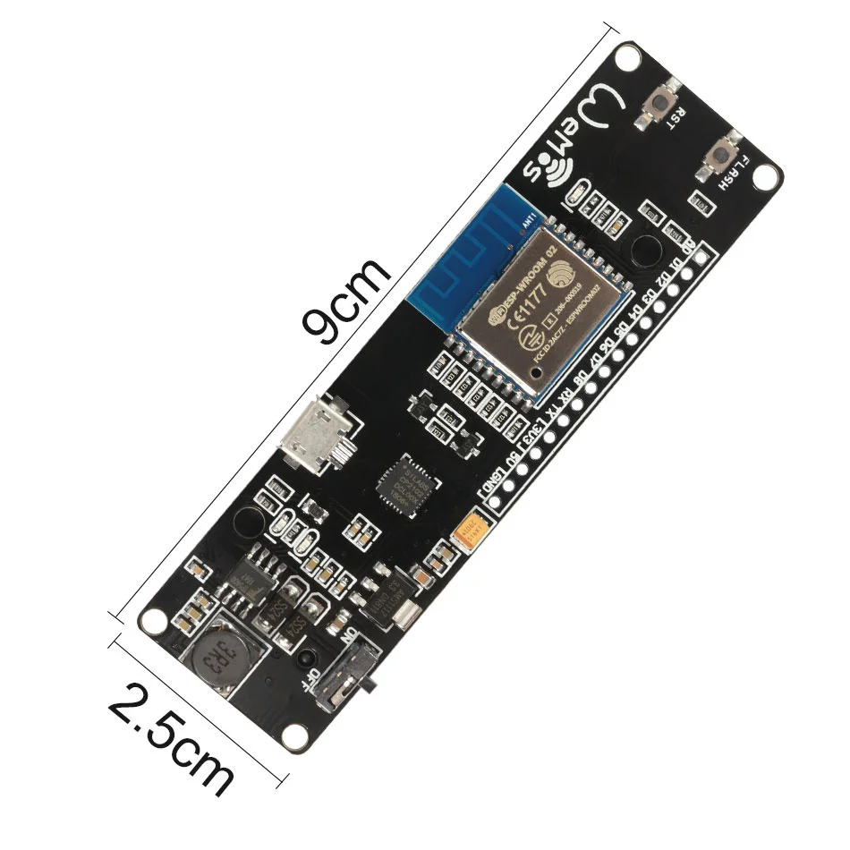 Для WeMos D1 ESP-Wroom-02 материнская плата ESP8266 Mini WiFi модуль Nodemcu 18650 для разработки