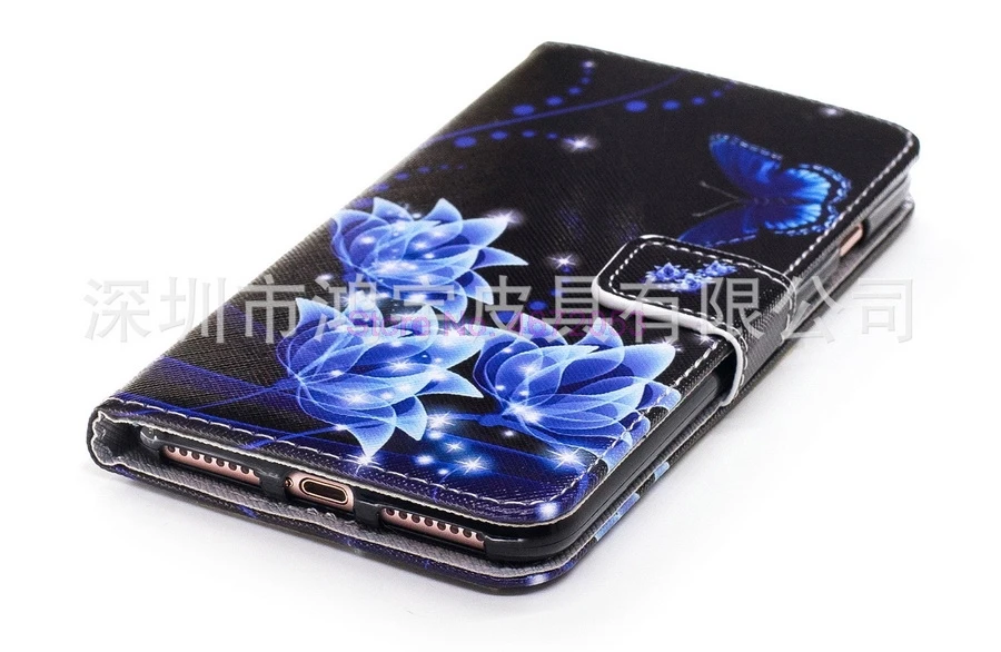 50 шт. кожаный чехол-бумажник с рисунком Совы и цветов для Samsung Galaxy S3 S4 S5 Neo mini S6 S7 edge