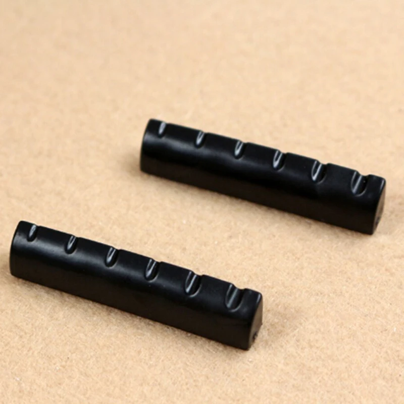 

4Pcs Musical Instruments Bone Nut For Electric Guitar Bone Nut Saddle Guitar Accessories White Black Guitar String Pillow New