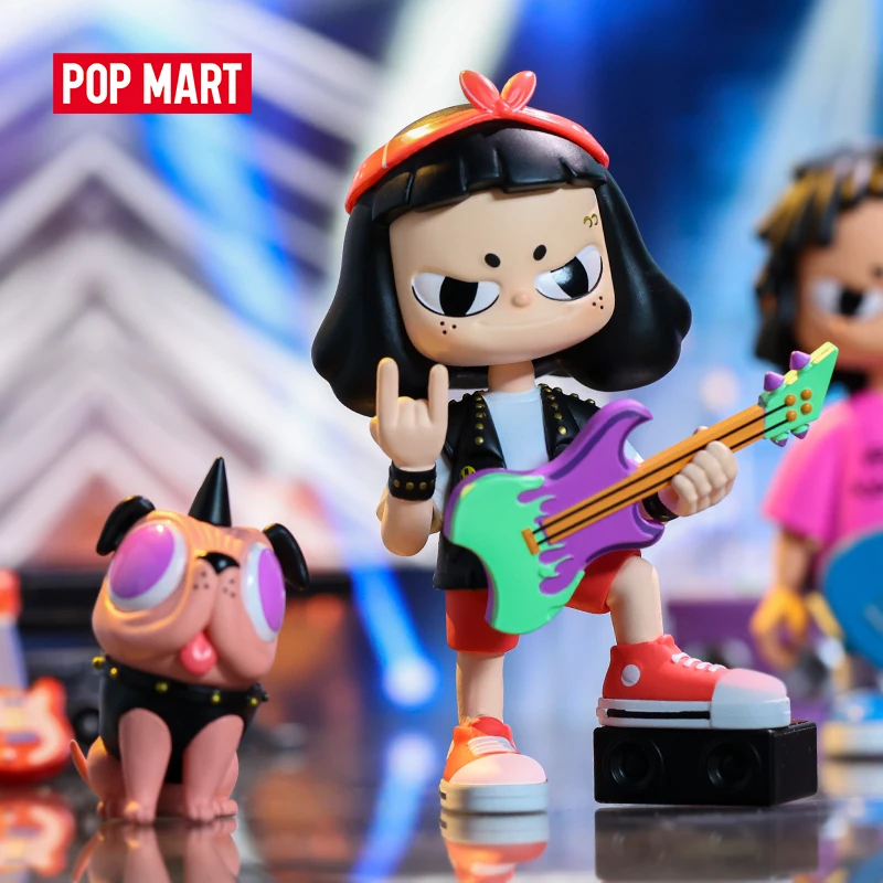 

USER-X POP MART Vita Super Band Series Blind Box Confirmation Doll Binary Action Popmart Toys Figure Birthday Gift anmie