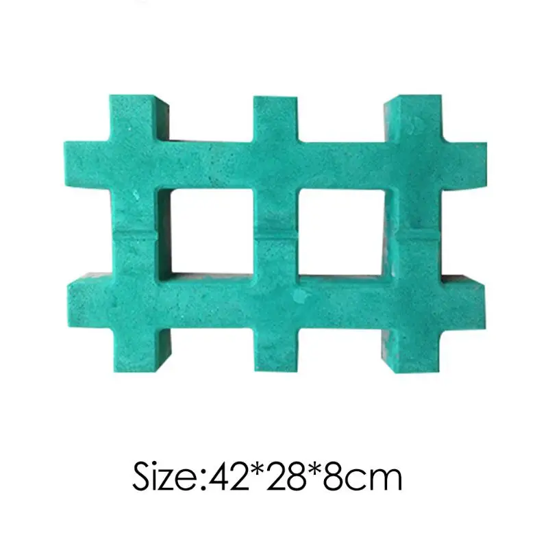 Garden Pavement Tool Courtyard Walk Concrete DIY Outdoor Paving Flower Mold Imitation Cement Brick Road Path Molds | Дом и сад