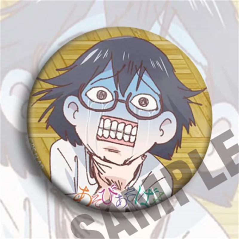 Японский аниме Asobi Asobase Hanako Honda Косплей Вечеринка Bedge мультфильм собирать значок