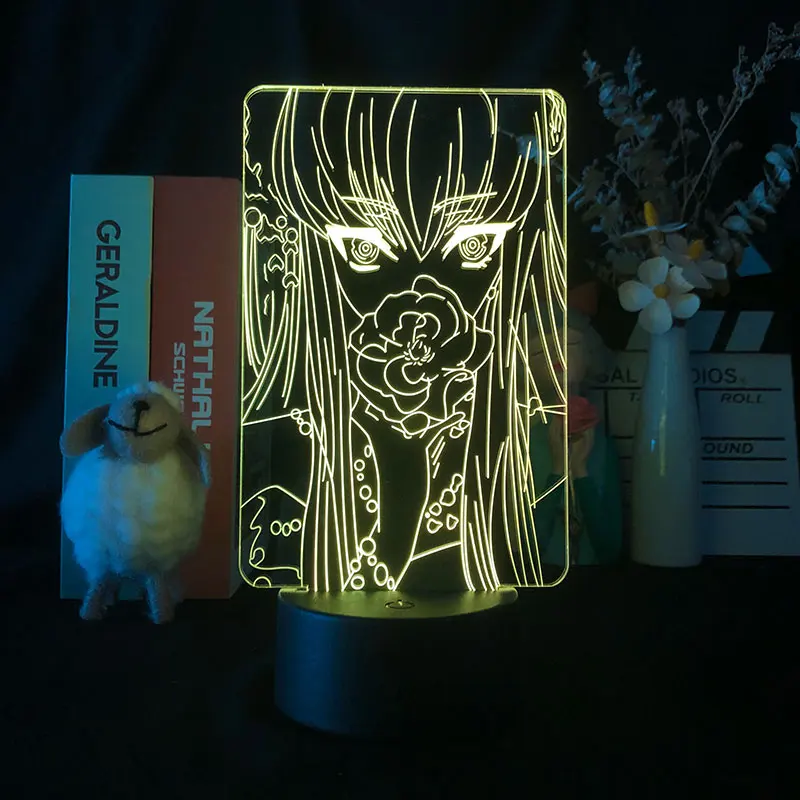 

Anime 3d Lamp Code Geass CC for Bedroom Decor Nightlight Birthday Valentine Gift Manga Kids Led Night Light Bedside