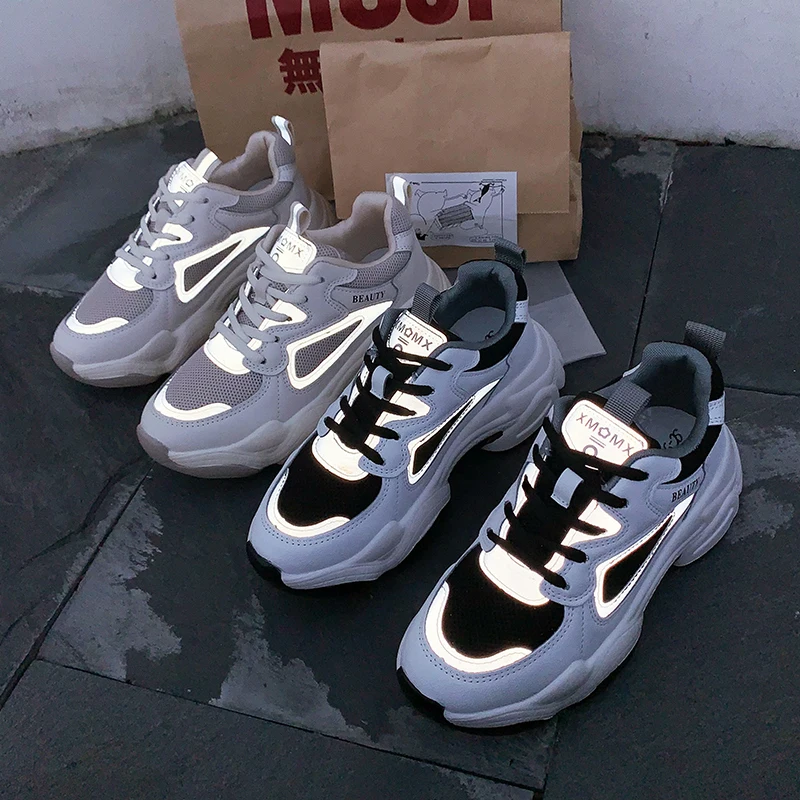 Женские кроссовки коллекция 2019 года модная повседневная обувь Женская Удобная