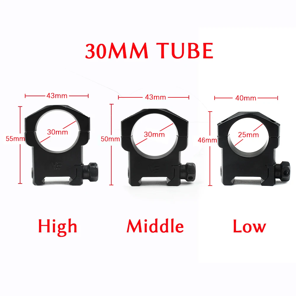 Крепежное кольцо для оптического прицела кронштейн Пикатинни 21 мм основание