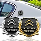 2 шт., металлические 3d-наклейки для Citroen C0 C1 C2 C3 Picasso C4 Cross Cactus C5 C6 C8 C4L DS3 DS5 VTS