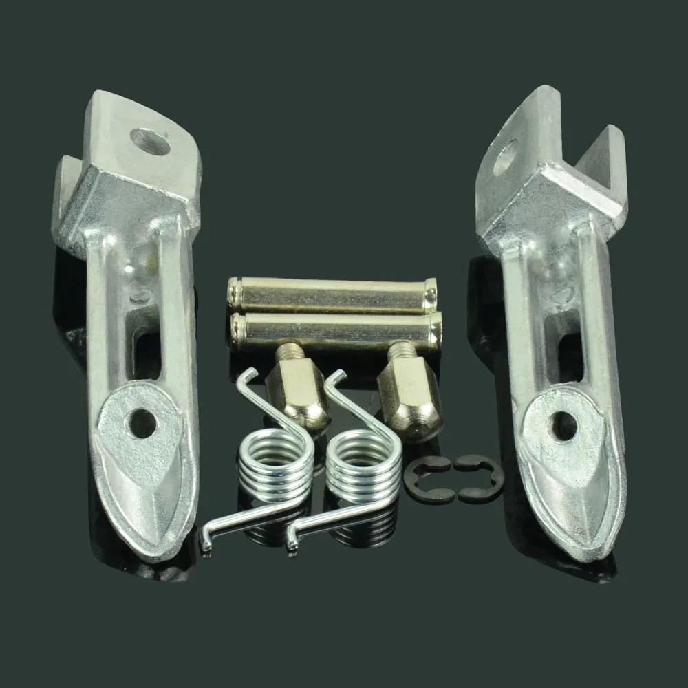 Мотоциклетная Передняя подножка мотоциклиста лежит педали и кронштейны