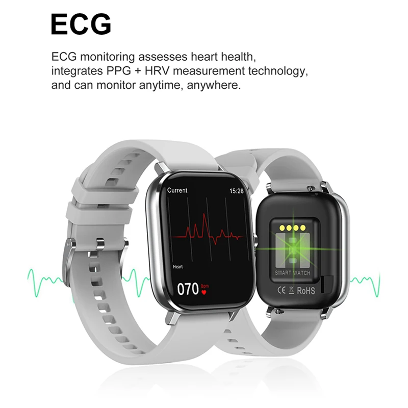 

Reloj Inteligente Smart Watch Bluetooth Call IP67 ECG 2021 Smartwatch Men Sprot Smart Watch For Android Xiaomi Huawei IOS Iphone