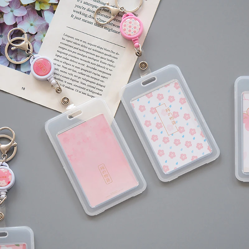 1 шт. брелок для ключей с выдвижным карточным знаком | Канцтовары офиса и дома