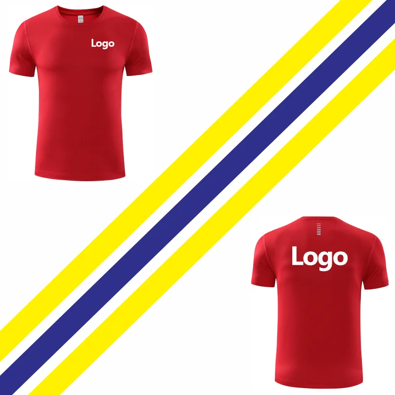 Спортивная быстросохнущая футболка ONECOOL с логотипом на заказ топы из полиэстера