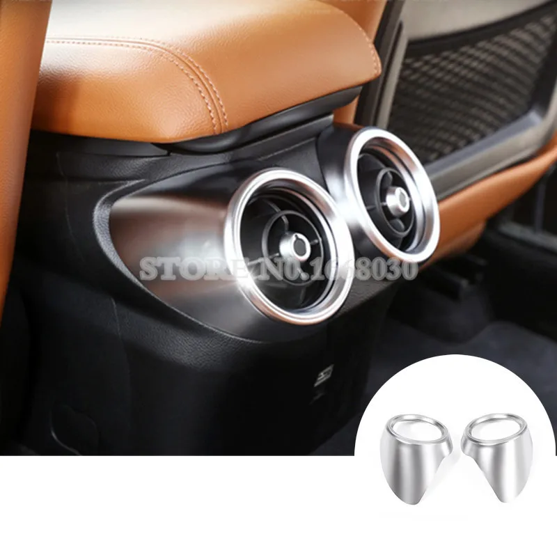 

Накладка на вентиляционное отверстие для салона автомобиля из АБС-пластика 2 шт. для Alfa Romeo Giulia 2017-2021 аксессуары для автомобиля украшение для салона автомобиля