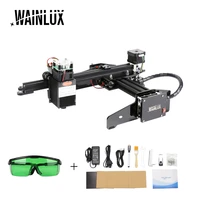 wainlux cnc laser engraving machine jl4 woodworking machine laser engraver pc and mobile app control for logo mark diy printer