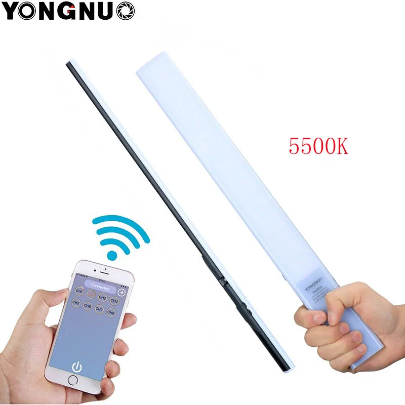 YONGNUO YN360S 3200 K-5500 K/5500 K ручной лед палка светодиодный светильник видео телефон приложение управление лампа для фото камера светильник ing - Цвет: 5500K
