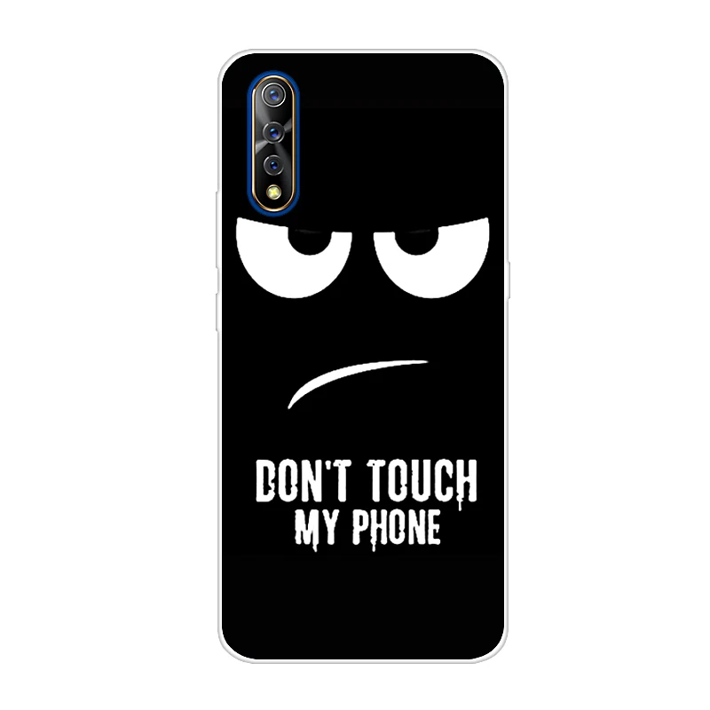 

Colorful Cover For Vivo S1 Case Transparent Silicone Soft Back Cartoon Pattern For VIVO s1 Protective Cases