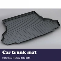 car trunk carpet cargo liner floor mats for ford mustang accessories 2017 2018 2012 2016 motor luggage boot liner tray floor mat