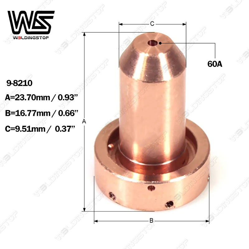WS 9 8210 тепловой динамики Cutmaster 52 SL60 SL100 плазменный резак фонарь сопло