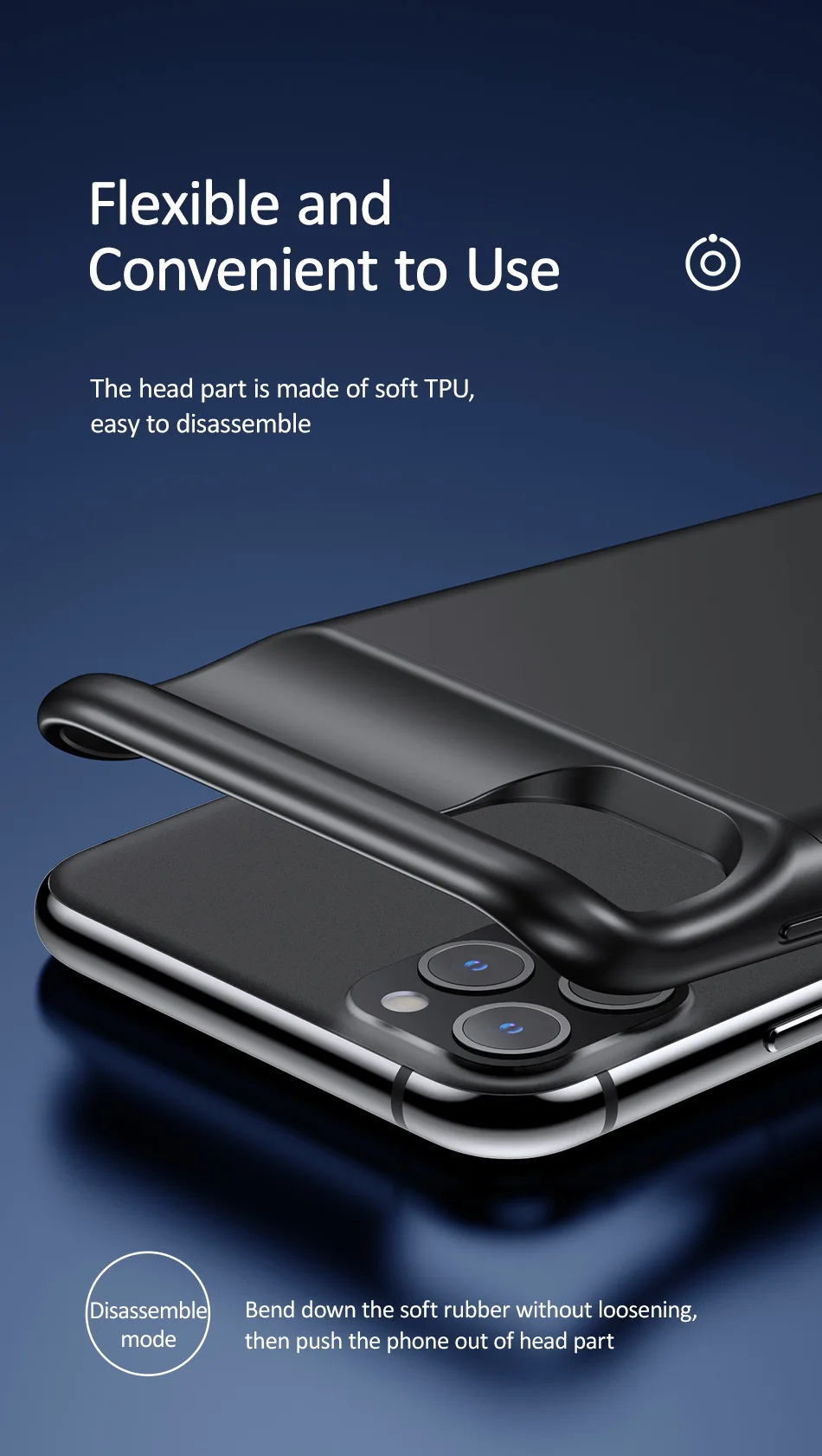 Чехол для зарядного устройства USAMS для iPhone 11 Pro Max X XS 3500/4500 мАч, чехол для зарядного устройства, тонкий внешний чехол для зарядного устройства