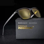 Поляризованные солнцезащитные очки ночного видения RoShari высокой четкости для вождения антибликовые очки унисекс A38