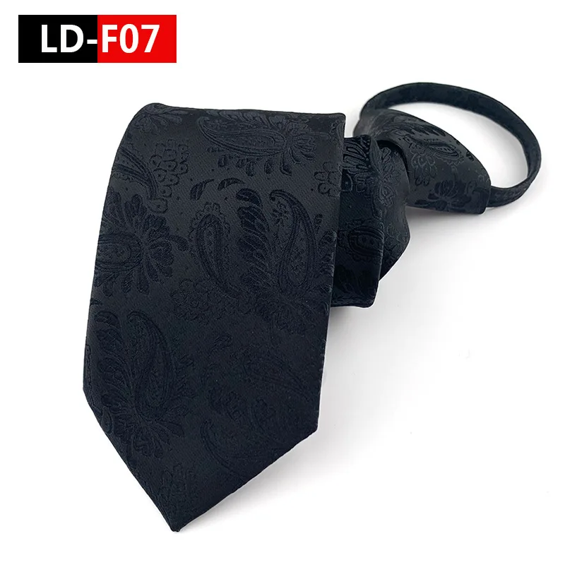 

8cm Wedding Necktie for Men Slim Narrow Lazy Tie Easy to Pull Rope Neckwear Bridegroom Corbatas Custom Logo