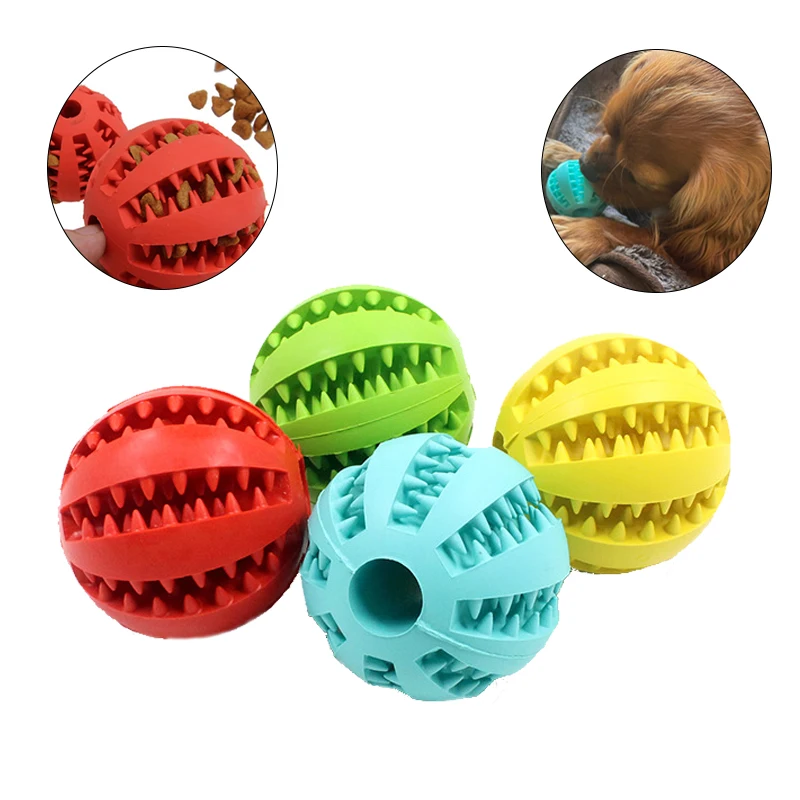 

Резиновый эластичный мяч для чистки собак и щенков, 5/7 см