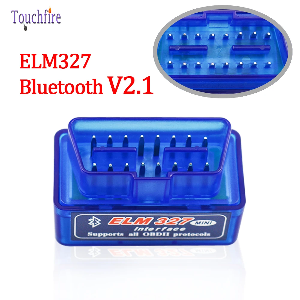 1 шт. Мини ELM327 интерфейс Bluetooth OBD2 автоматический диагностический сканер