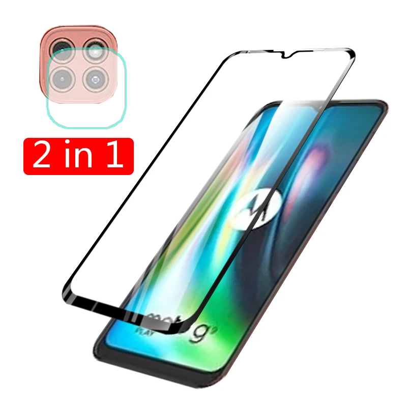 2 в 1 защитное закаленное стекло для Motorola Moto G9 Play 6 5 дюйма Защитная пленка G 9 G9play