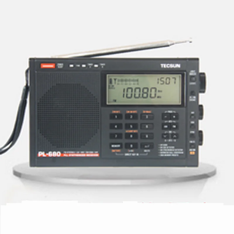 TECSUN PL 680 PL680 FM радио синтезированный приемник стерео портативный DSP цифровой