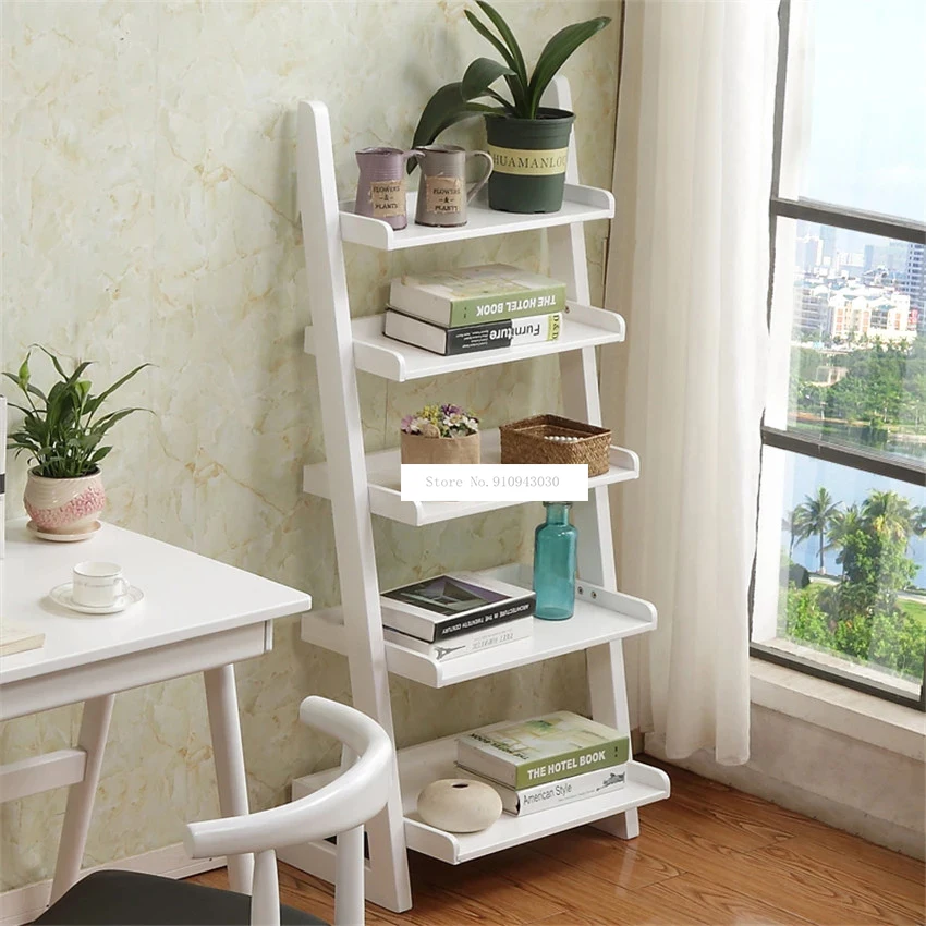 XM004 5-Слои деревянная книжная полка посадка Простой настенный светильник в виде