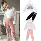 FOCUSNORM, модный осенний комплект одежды для маленьких девочек, 3 шт., сетчатые Топы с длинным рукавом и капюшоном + жилет + однотонные брюки