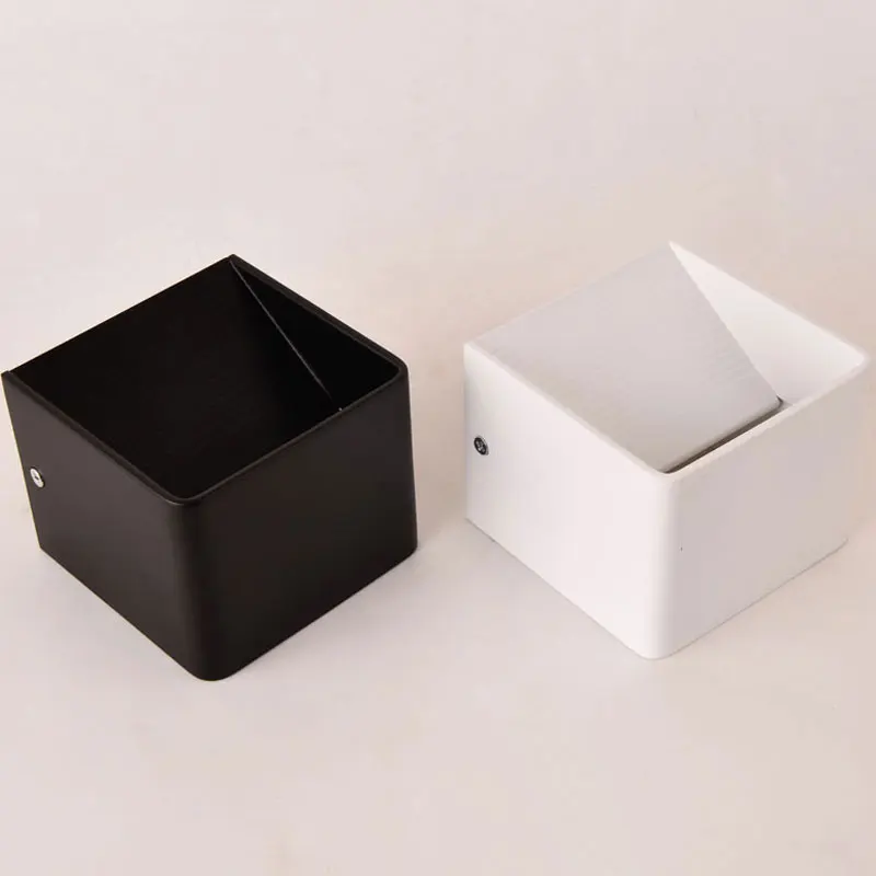 Современный светодиодный для помещений квадратный алюминиевый настенный