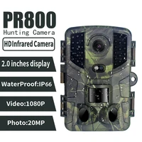pr800 hunting trail camera 1080p 20mp waterproof infrared night vision outdoor wild motion activated scouting camera photo trap