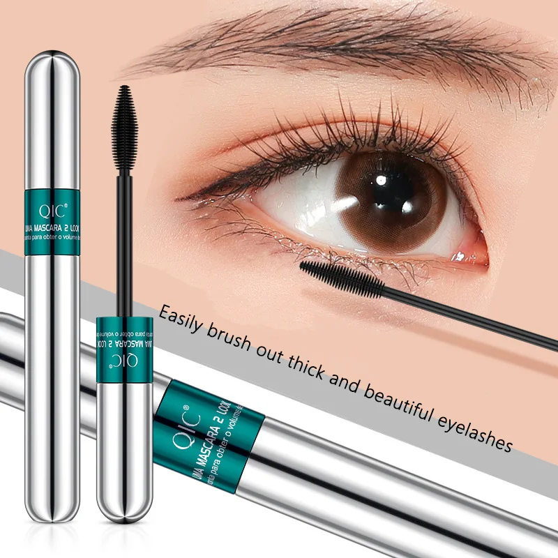 

Double Head Waterproof Mascara 4D Thick Pull Long Curl Eyelashes Liquid Not Easy Dizzy Dye Eye Lashes Quick Dry Eyelash Cosmetic