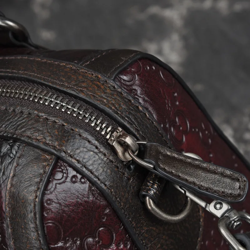 Новый ретро портфель деловая сумка на плечо из натуральной кожи для ноутбука