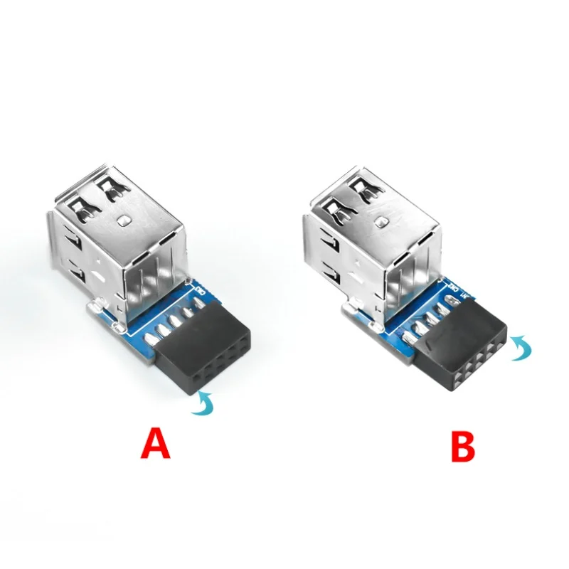 10 шт./лот 9 контактная материнская плата в 2 порта Usb 0 A внутренний