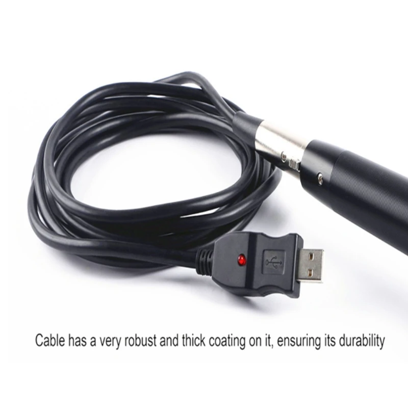 R58B USB микрофонный кабель 3 м мужчина к XLR Женский 16 бит 48/44.1 кГц высокое качество