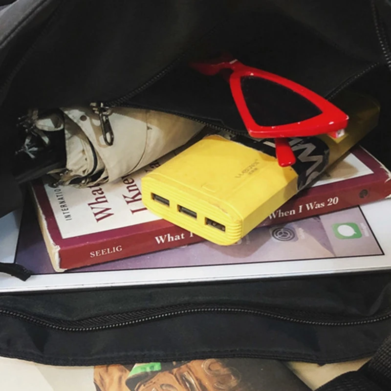 

Hip-Hop Men's Tooling Shoulder Bag Fashion Waterproof Outdoor Sports Messenger Bag Large Capacity Student Bag