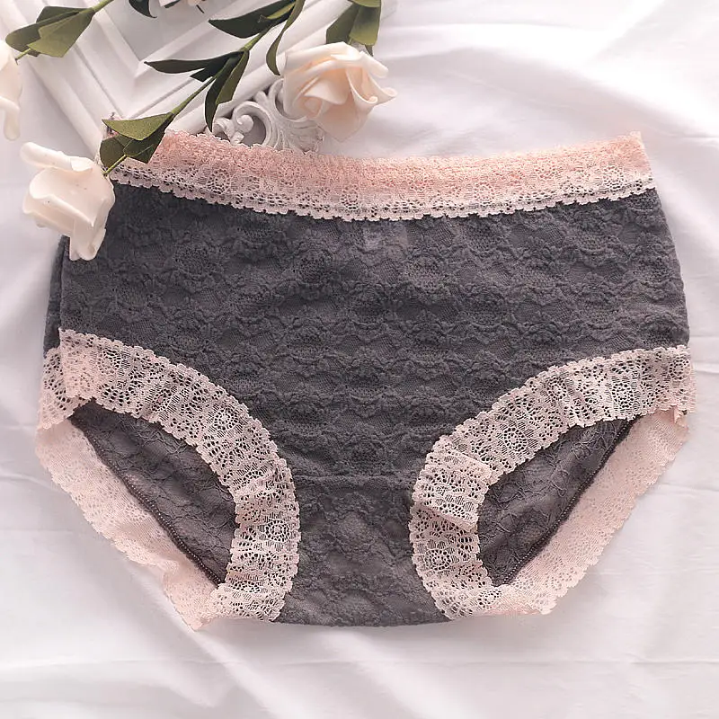 

Sexy Lace Panties Women's Lingerie Fashion Soft Briefs High Quality Ladies Underpants Intimates Femme Underwear Ropa Mujer Q4020