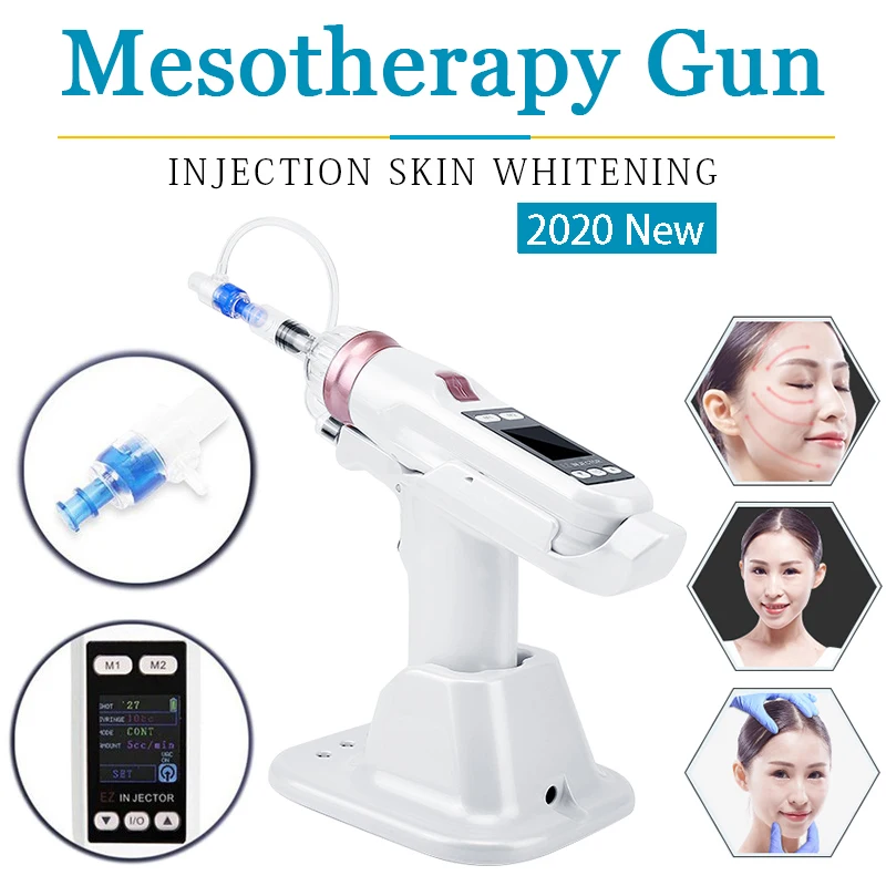 

Hydrolifting Gun Korea Mesotherapy EZ Negative Pressure Meso gun Water Injector Needle Free Microcrystal Injection Beauty Device