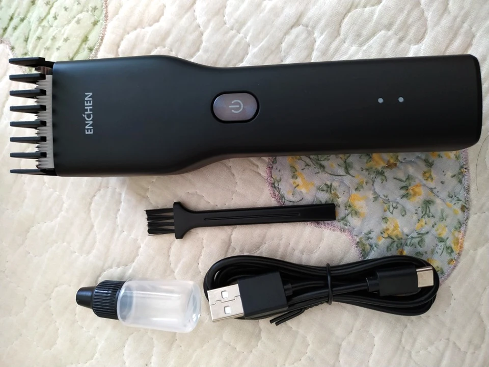 Xiaomi Enchen Boost USB электрическая машинка для стрижки волос с двумя скоростями Керамический Резак для волос быстрая зарядка триммер для волос детский человек