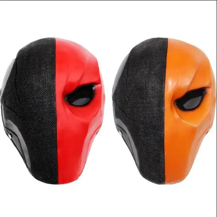 Косплей Deathstroke шлем маска стрела сезон полное лицо Маскарад косплей реквизит